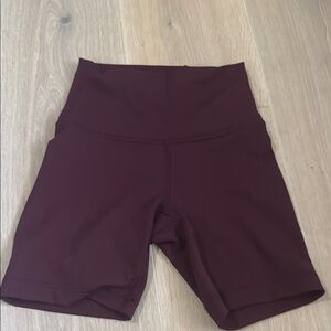 lululemon athletica Brown Bike Shorts for Active Comfort